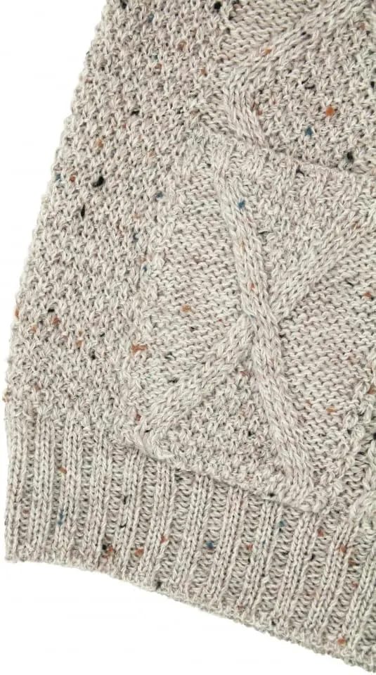Aran Crafts Men's Irish Cable Knitted Cardigan Sweater (100% Merino Wool)