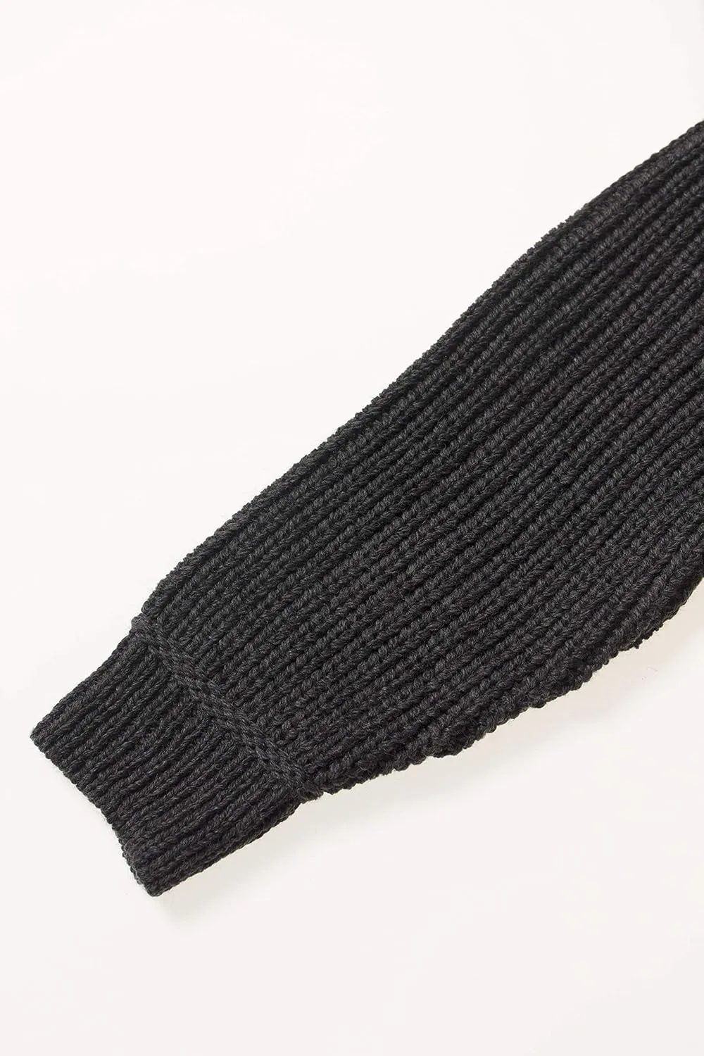 Aran Crafts Men's Irish Cable Knitted Ribbed Shawl Cardigan (100% Merino Wool)