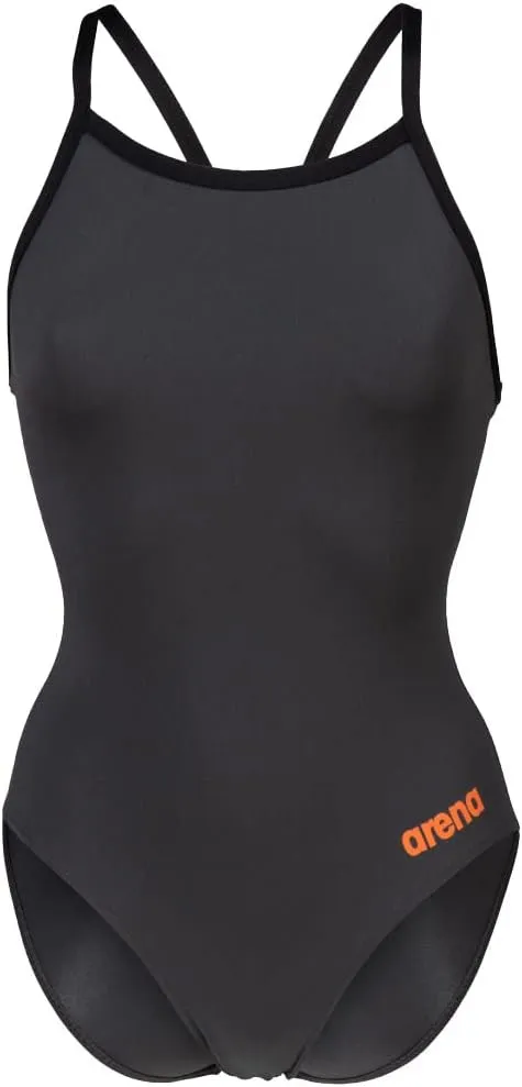ARENA Women's Team Solid Light Drop Back One Piece Athletic, Quick Drying, Chlorine Resistant Swimsuit for Ladies