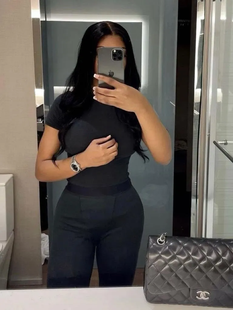 AYWA Two Piece Outfits for Women Fitted Crew Neck T-shirt High Waist Leggings Biker Shorts Matching Sets Streetwear