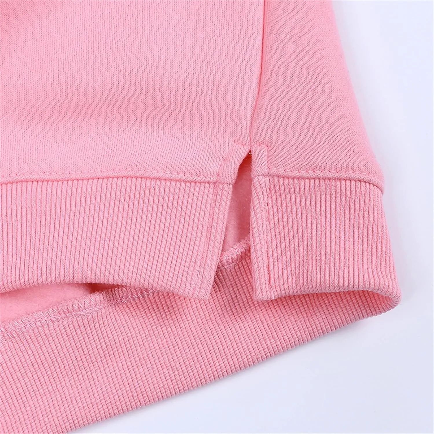 Baby Toddler Boys Fleece Sweatshirt Crewneck Long Sleeve Cotton Pullover Kids Solid Casual Sport Sweatshirts Sweater Tops