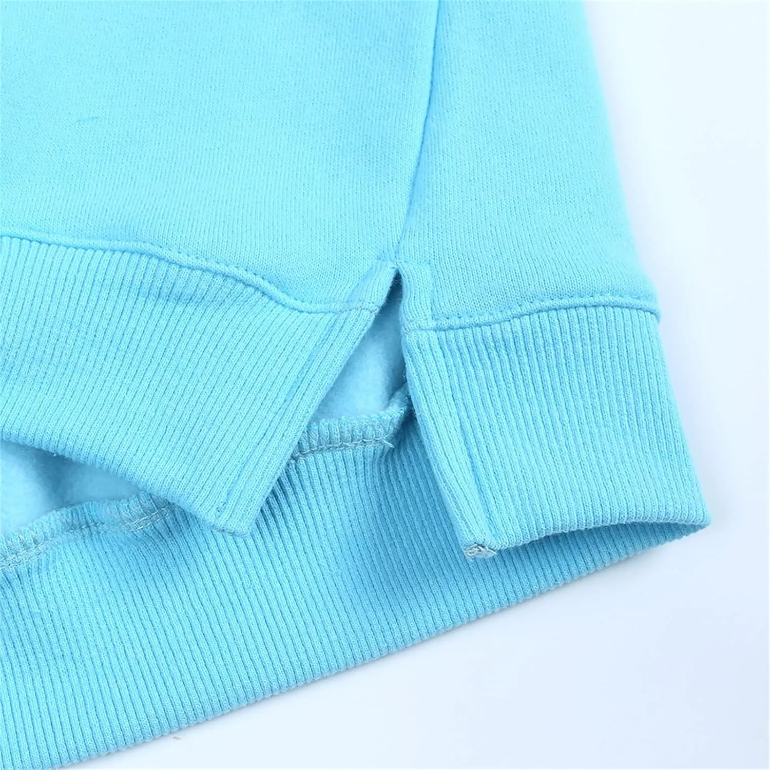 Baby Toddler Boys Fleece Sweatshirt Crewneck Long Sleeve Cotton Pullover Kids Solid Casual Sport Sweatshirts Sweater Tops