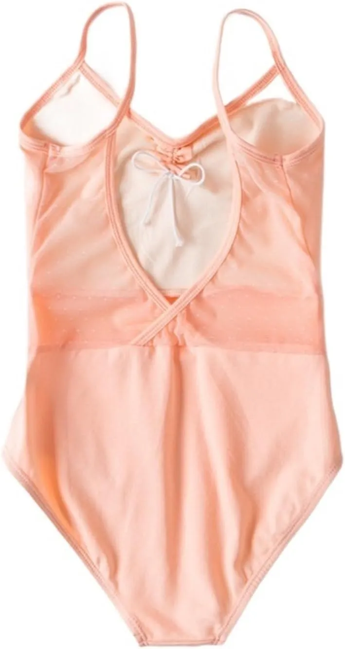 Ballet Cotton Spandex Ballet Dance Wear Girls Camisole Leotards(Light Green,M)