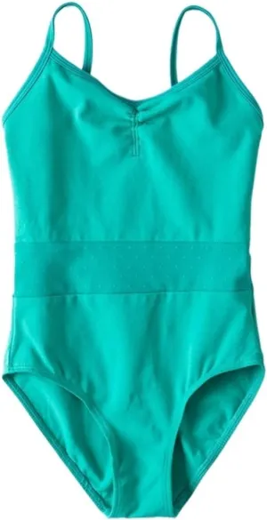 Ballet Cotton Spandex Ballet Dance Wear Girls Camisole Leotards(Light Green,M)
