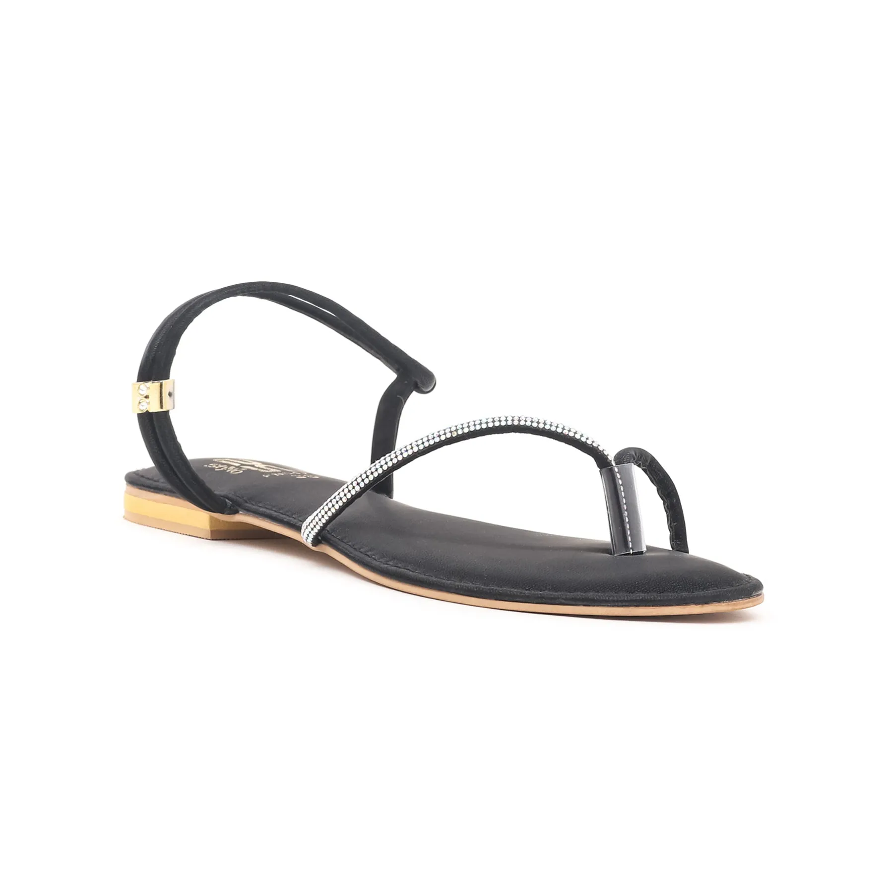 Black Fancy Sandal FN5475
