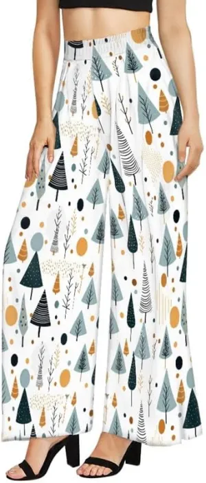 Blood Splatter Women's High Waist Pants Colorful Colorblock Beach Palazzo Long Pant Polka Dot Lounge Pant Trouser