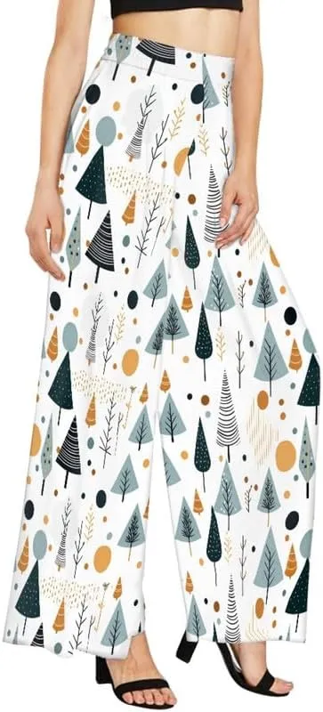 Blood Splatter Women's High Waist Pants Colorful Colorblock Beach Palazzo Long Pant Polka Dot Lounge Pant Trouser