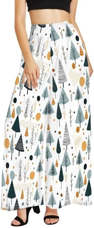 Blood Splatter Women's High Waist Pants Colorful Colorblock Beach Palazzo Long Pant Polka Dot Lounge Pant Trouser