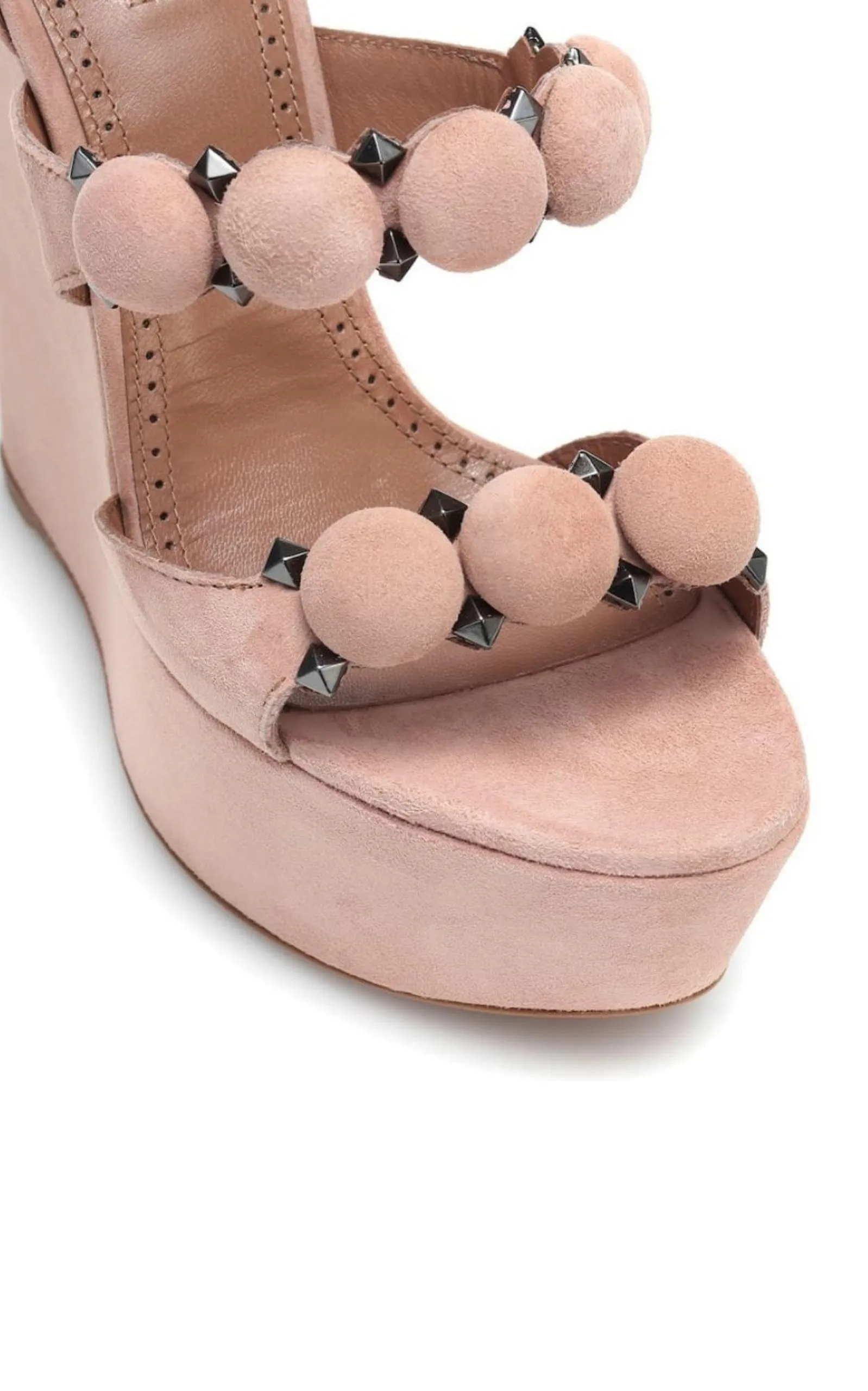 Bombe Suede Wedge Sandals