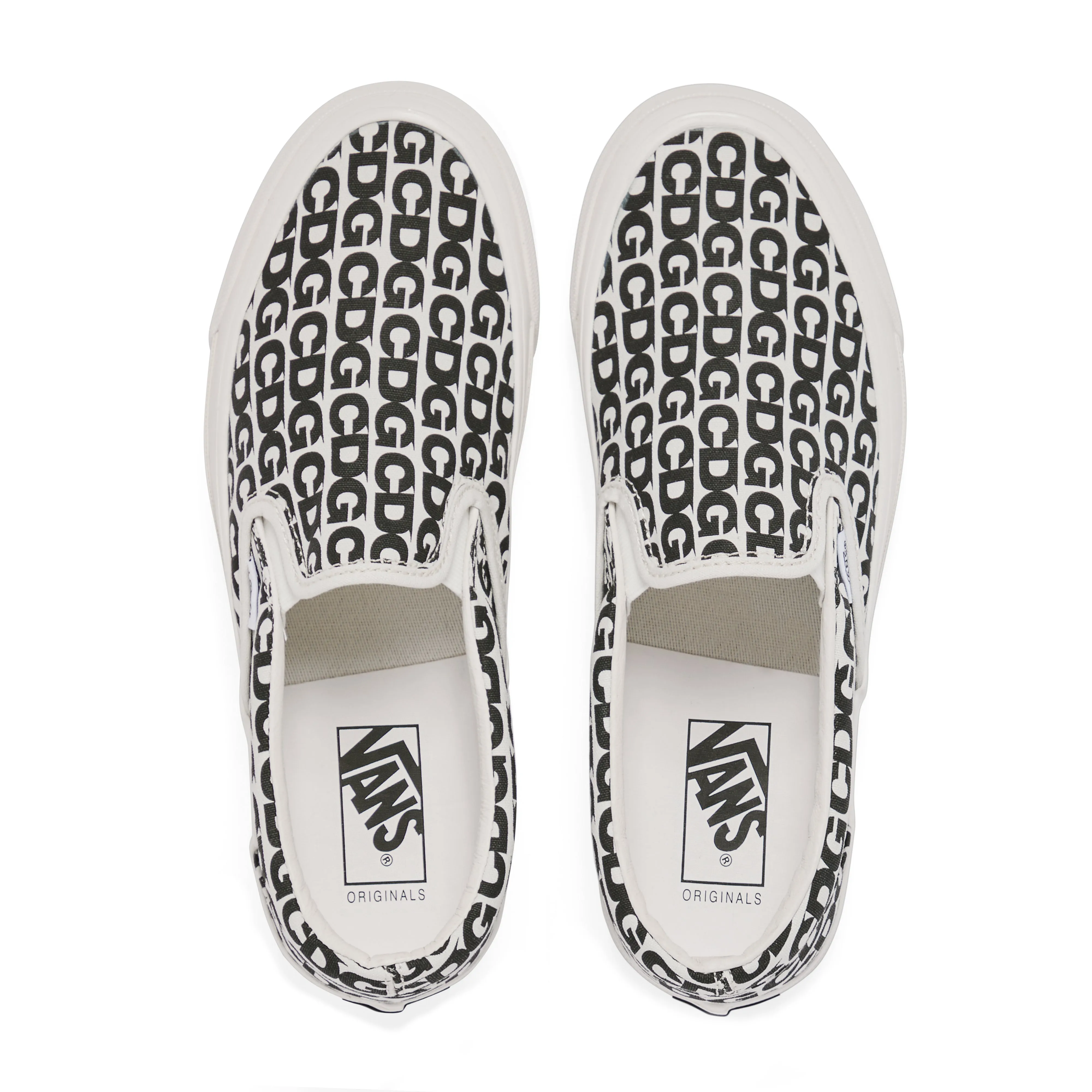 CDG - Vans Slip-On - (White)