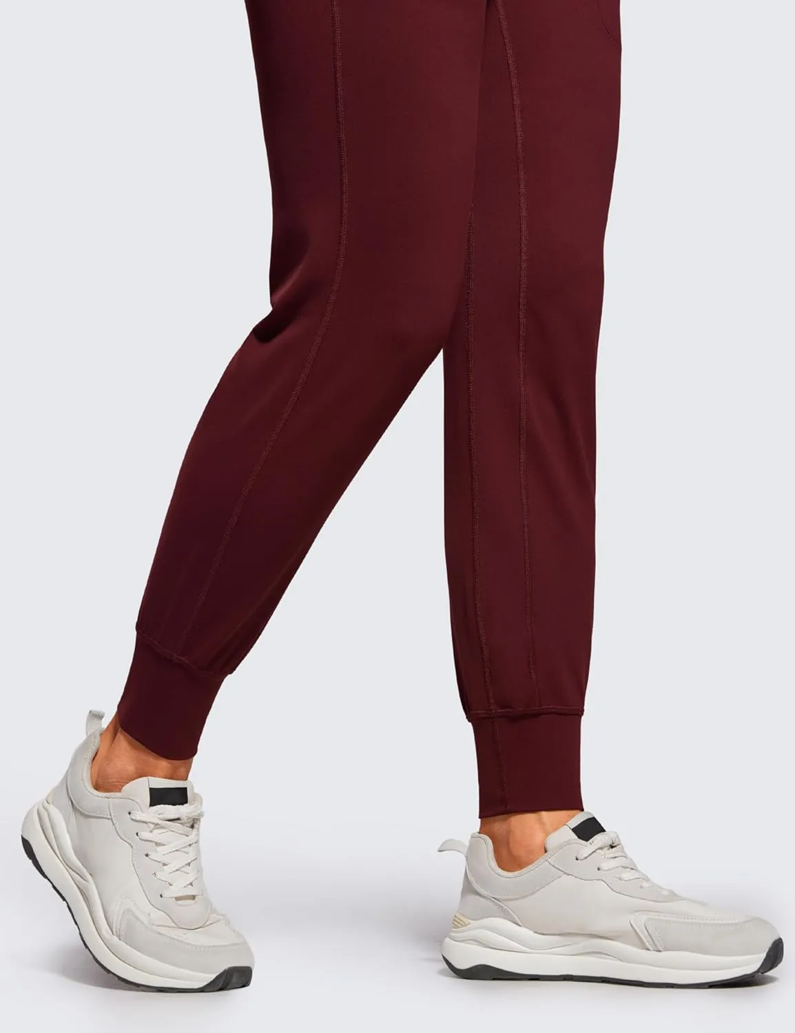 CRZ YOGA Womens Butterluxe Maternity Joggers with Pockets 27" - Workout Activewear Yoga Pregnancy Pants Buttery Soft