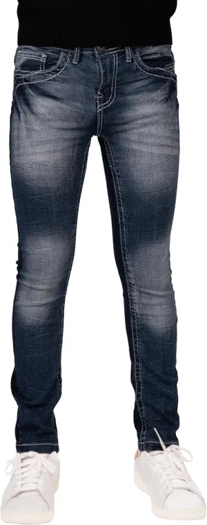 CULTURA Boys Pants (4-20), Big Boy & Little Kids Stretch Slim Fit Jeans for Boys