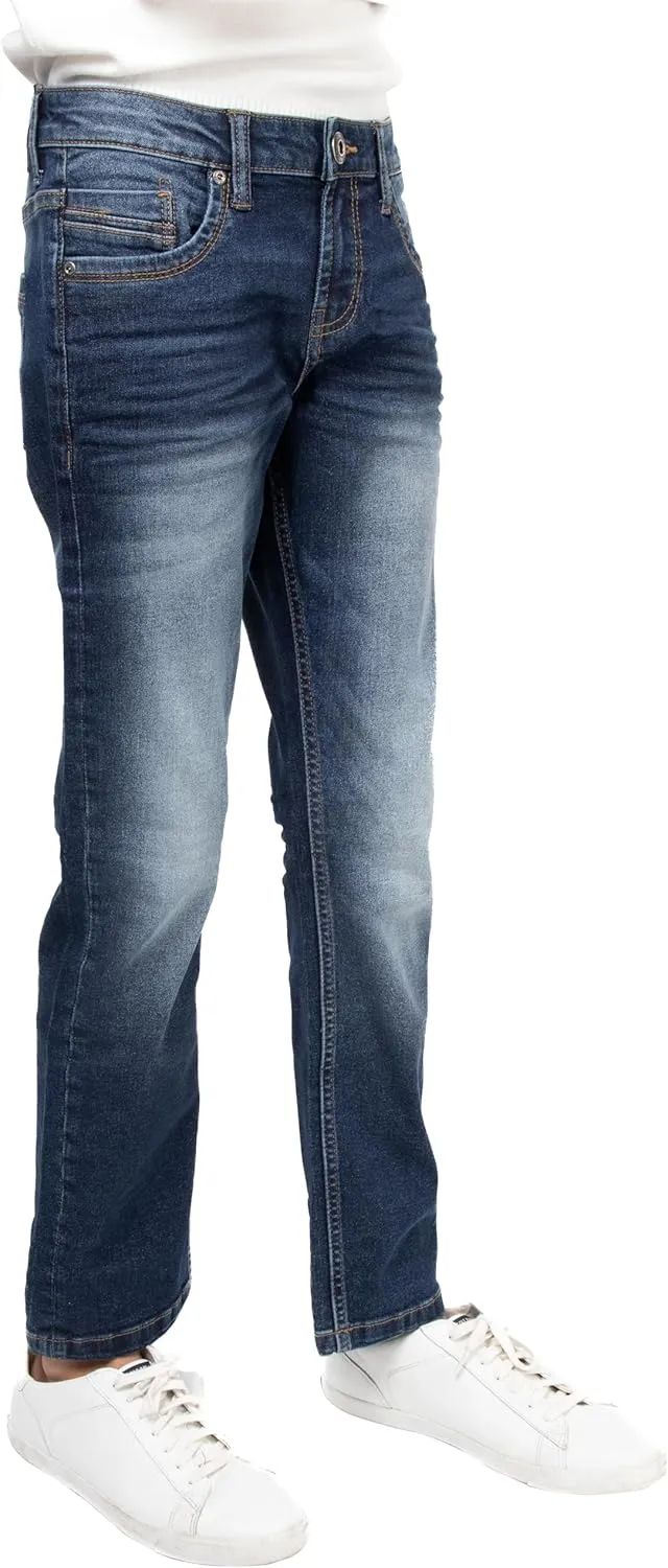 CULTURA Boys Pants (4-20), Big Boy & Little Kids Stretch Slim Fit Jeans for Boys