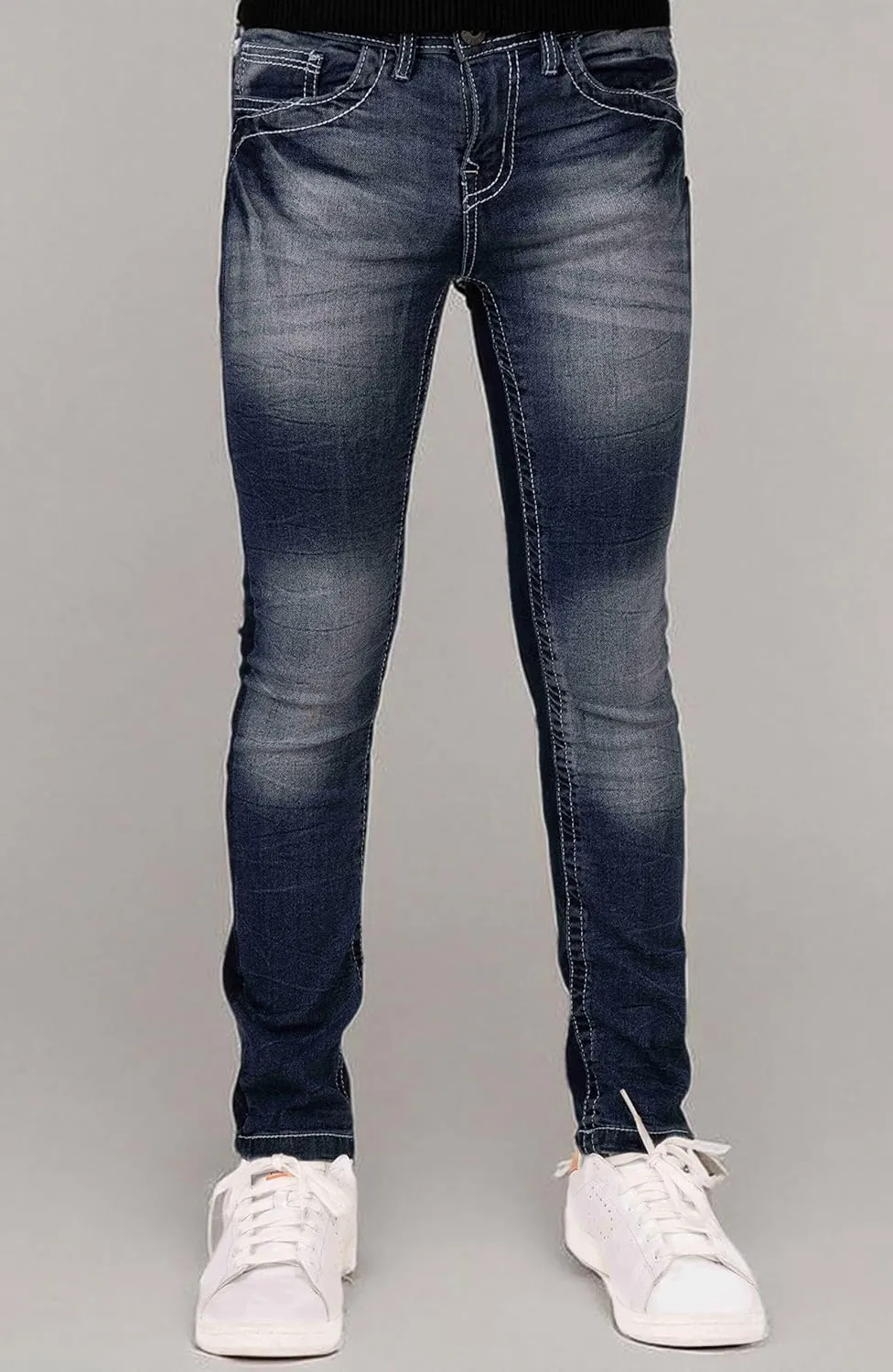 CULTURA Boys Pants (4-20), Big Boy & Little Kids Stretch Slim Fit Jeans for Boys