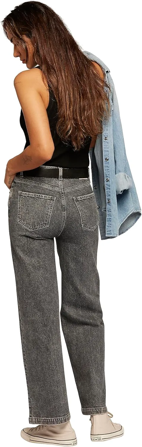 Current/Elliott Womens The Navigator Wide Leg Pant  High Rise Denim for Women
