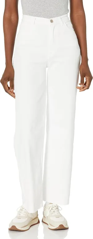 Current/Elliott Womens The Navigator Wide Leg Pant  High Rise Denim for Women