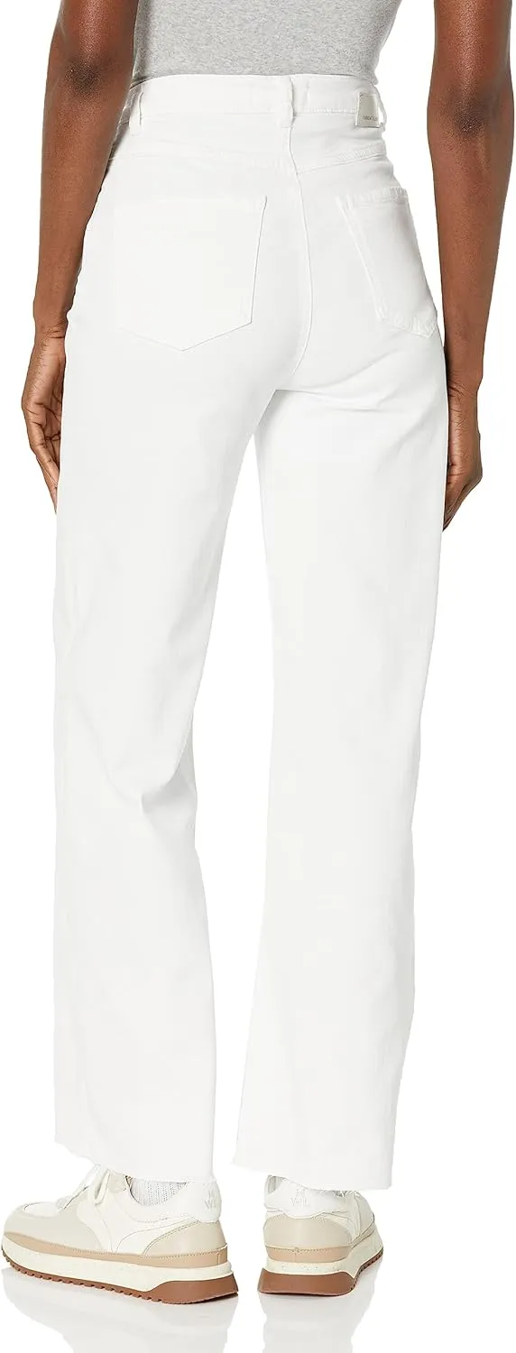 Current/Elliott Womens The Navigator Wide Leg Pant  High Rise Denim for Women
