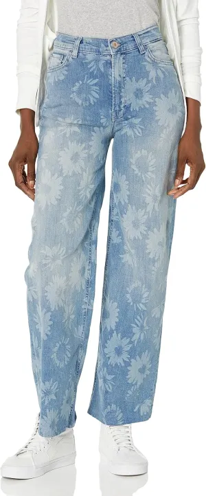 Current/Elliott Womens The Navigator Wide Leg Pant  High Rise Denim for Women