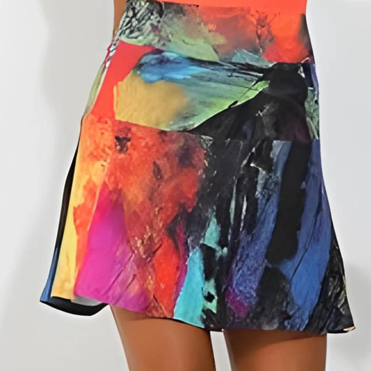 Dona Jo Birdie Skirt/Skort - Athletic Skort for Women - High Waisted Women's Skort with Pockets and Shorts Inside