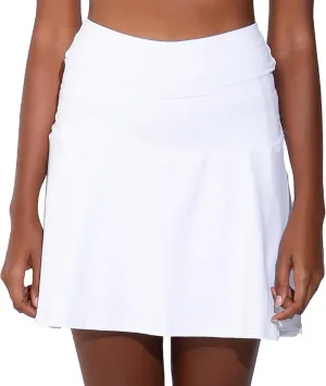 Dona Jo Birdie Skirt/Skort - Athletic Skort for Women - High Waisted Women's Skort with Pockets and Shorts Inside