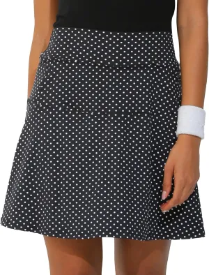 Dona Jo Birdie Skirt/Skort - Athletic Skort for Women - High Waisted Women's Skort with Pockets and Shorts Inside