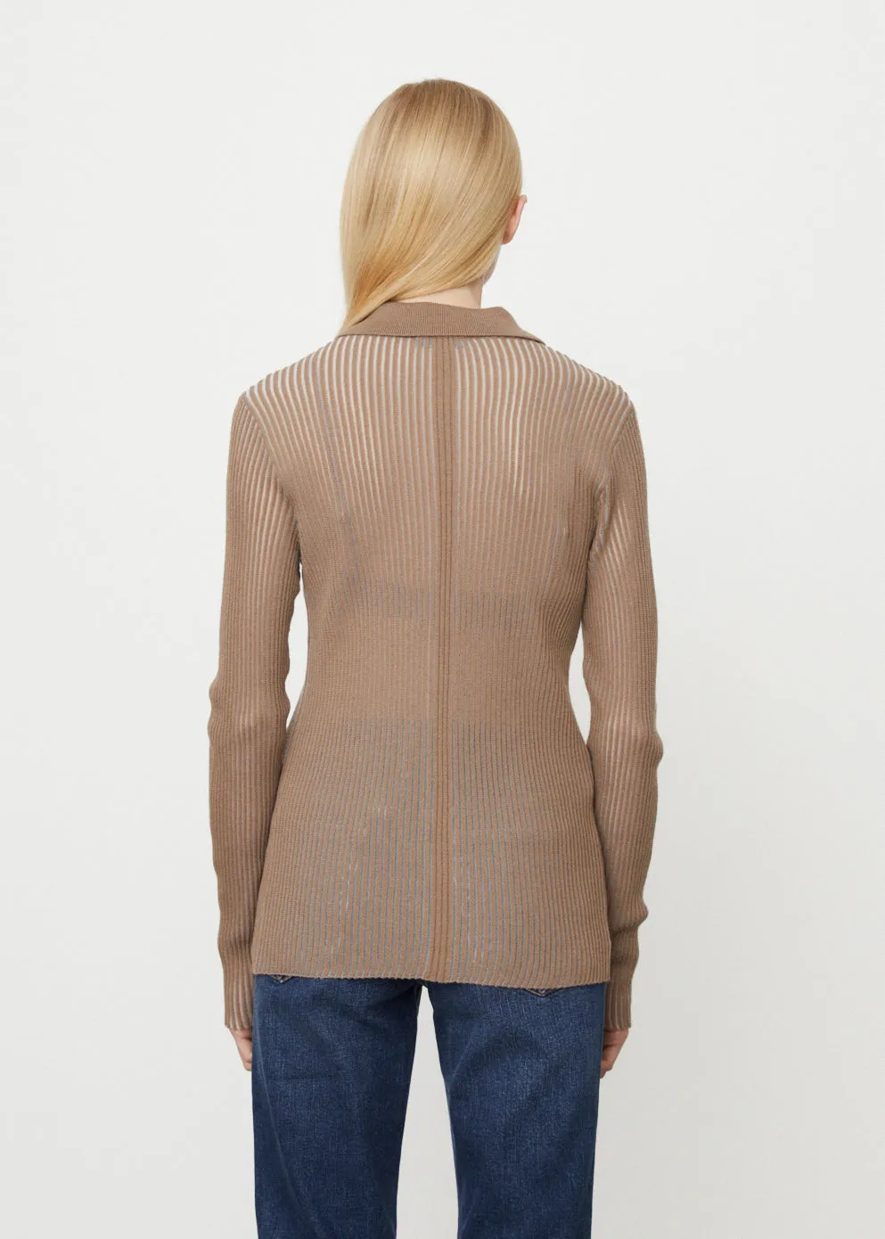 Dorit Knit Button Down Shirt