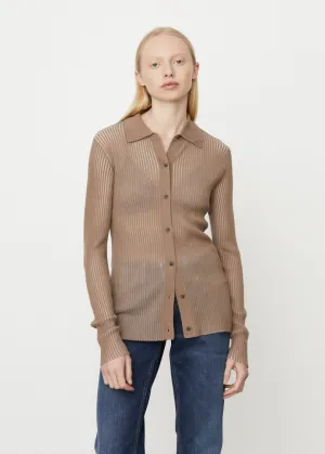 Dorit Knit Button Down Shirt