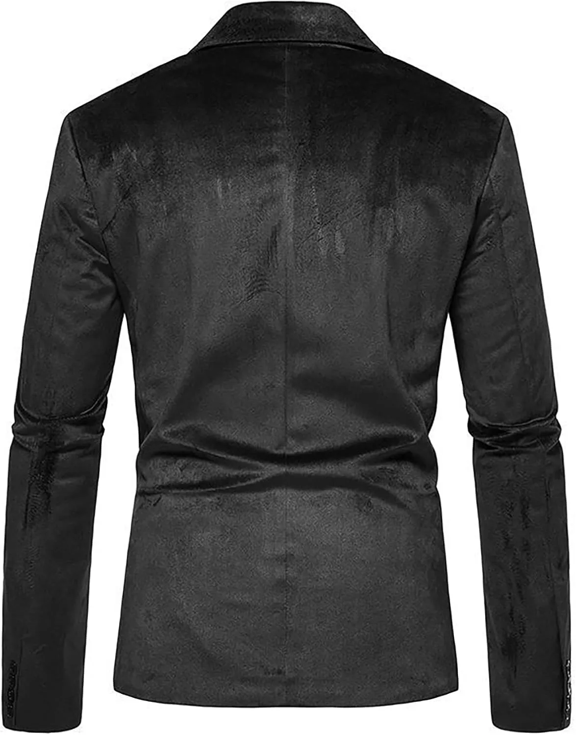 GATMSTZ Big Velvet Blazer for Men Blazer Jackets Mens Sport Coats 2 Buttons Party Wedding Evening Homecoming