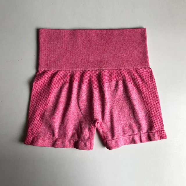 High waist seamless gym shorts