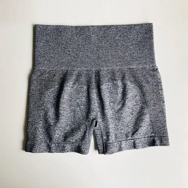High waist seamless gym shorts