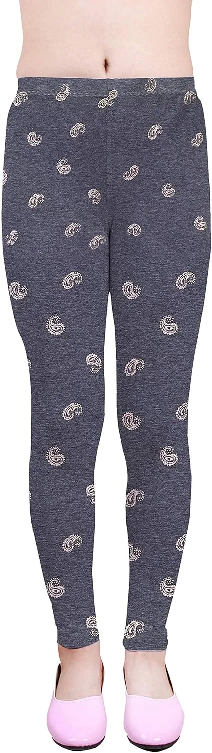 IRELIA Girls Leggings 3 Pack Modal Size 4-16 Stretchy Pants
