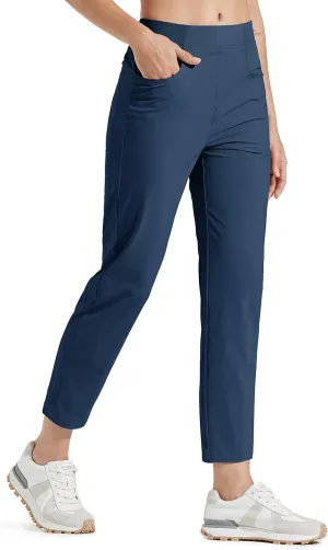 Libin Womens Golf Pants Quick Dry Hiking Pants Lightweight Work Ankle Dress Pants for Women Business Casual Travel