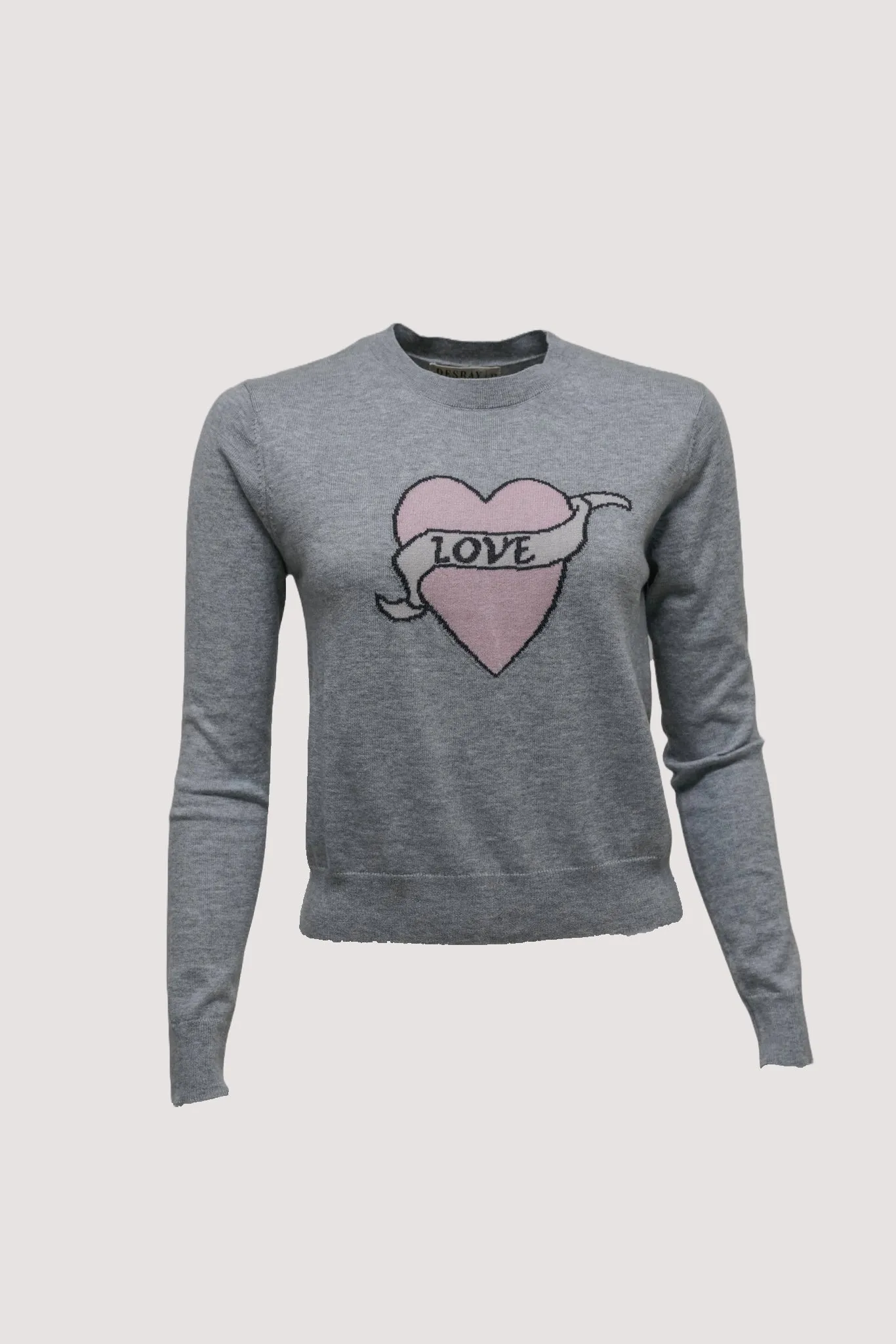 Light Grey Love Pullover