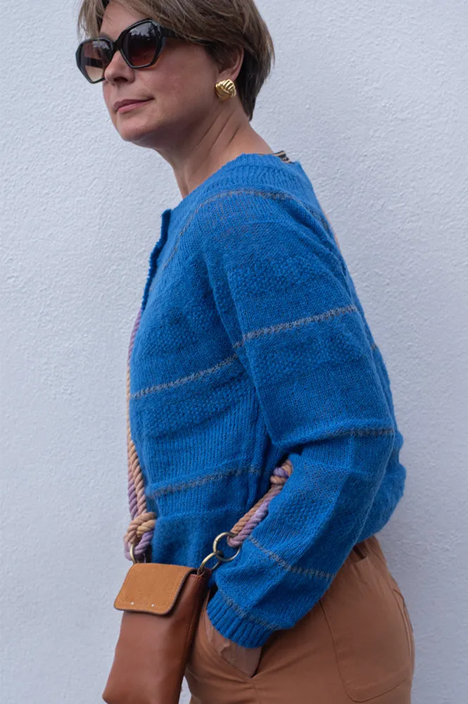 Lolly's Laundry Jork Neon Blue Cardigan