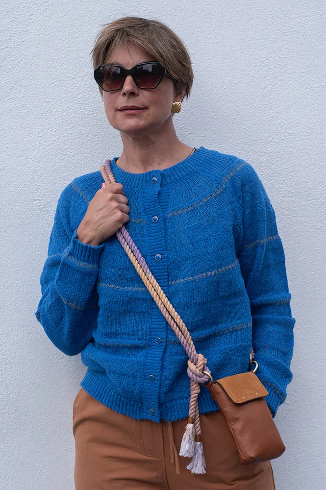 Lolly's Laundry Jork Neon Blue Cardigan