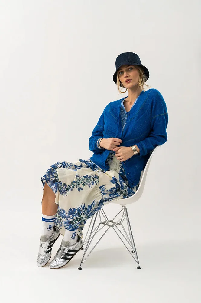 Lolly's Laundry Jork Neon Blue Cardigan