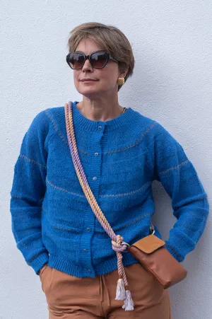 Lolly's Laundry Jork Neon Blue Cardigan