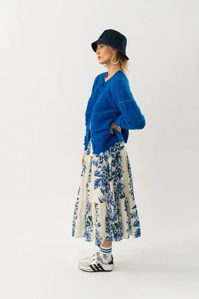 Lolly's Laundry Jork Neon Blue Cardigan