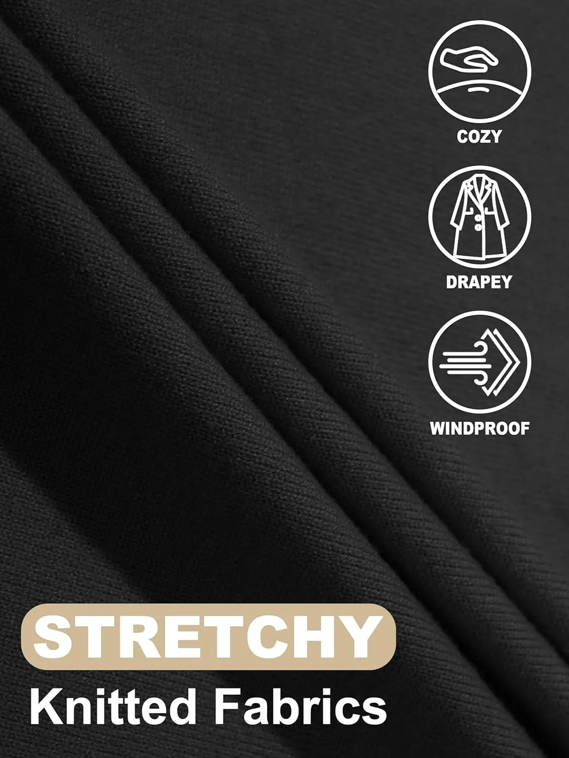 MAGCOMSEN Women's Cardigan Open Front Knit Hoodie Sweater Coatigan Jacket 2024 Casual Fall Trendy Coats with Pockets