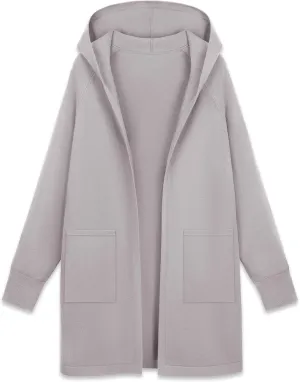 MAGCOMSEN Women's Cardigan Open Front Knit Hoodie Sweater Coatigan Jacket 2024 Casual Fall Trendy Coats with Pockets