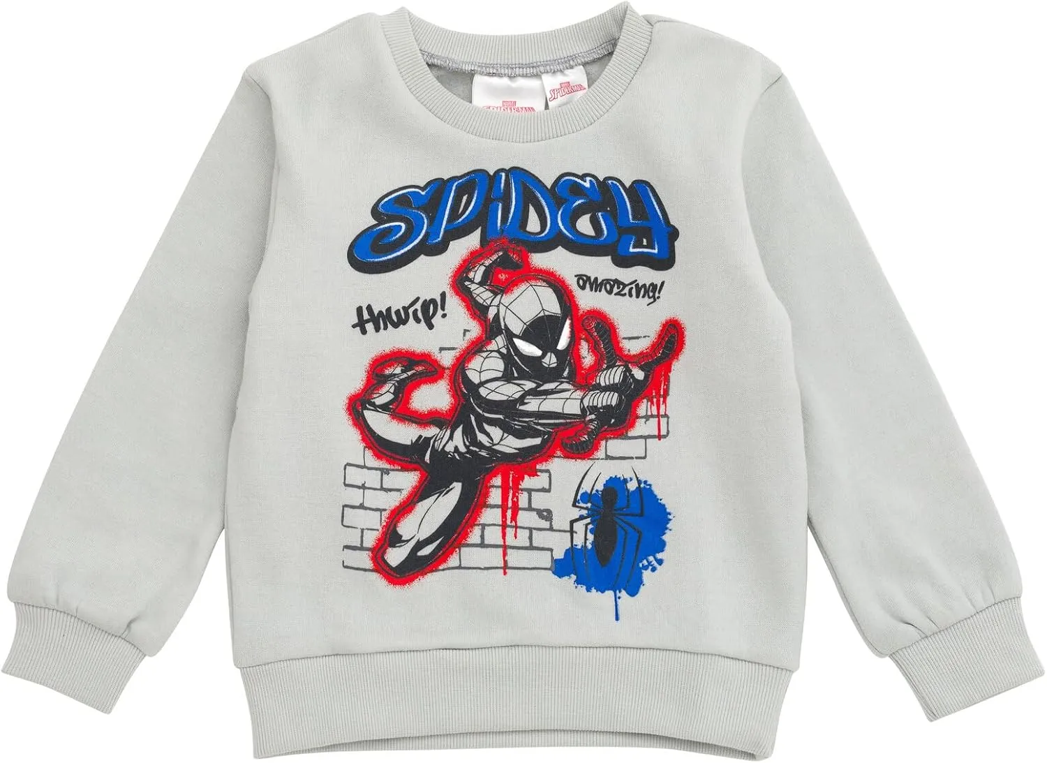 Marvel Spidey and His Amazing Friends Fleece Sweatshirt and Jogger Pants Outfit Set Toddler to Big Kid Sizes (2T - 14-16)