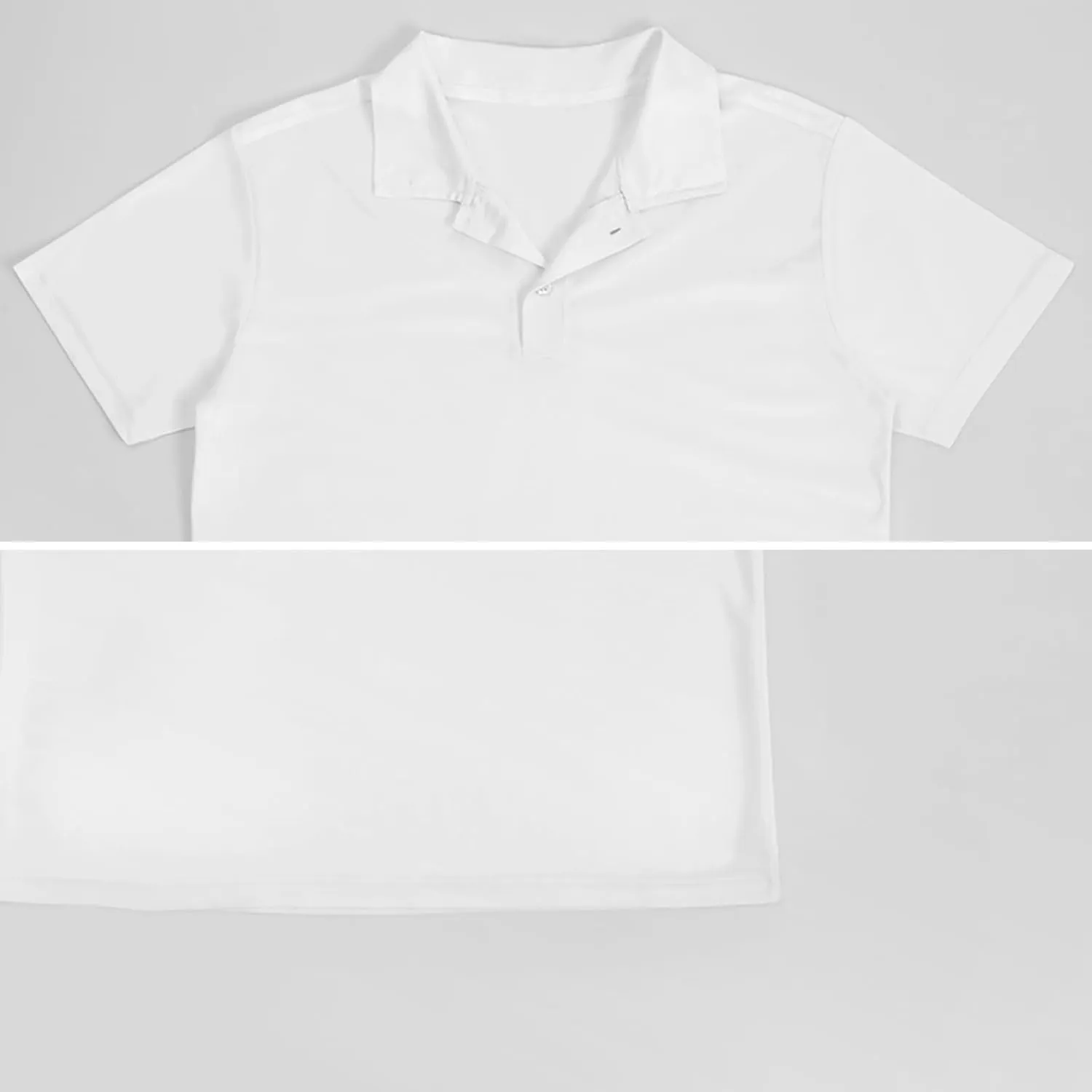 Men's Black White Cow Skin Print Polo Shirts Short Sleeve Cool Golf Shirt Quick-Dry Activewear Polos