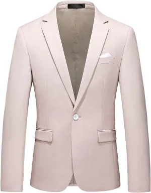 Mens Blazer Slim Fit Sport Coats 26 Colors Suit Jacket for Daily Business and Prom Party