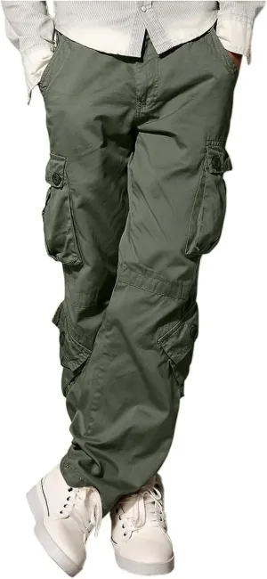 Men's Cargo Pants Jogging Work Trousers Hiking Pants Men Chino Pants Slim Fit Stretch Tight Trousers Casual Elastic