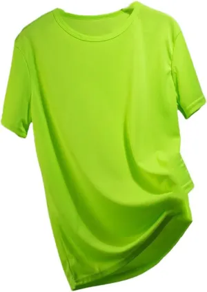Mens Quick Dry Short Sleeve Sports T Shirt Breathable Gym Running Fitness Workout Jersey Multicolor Activewear