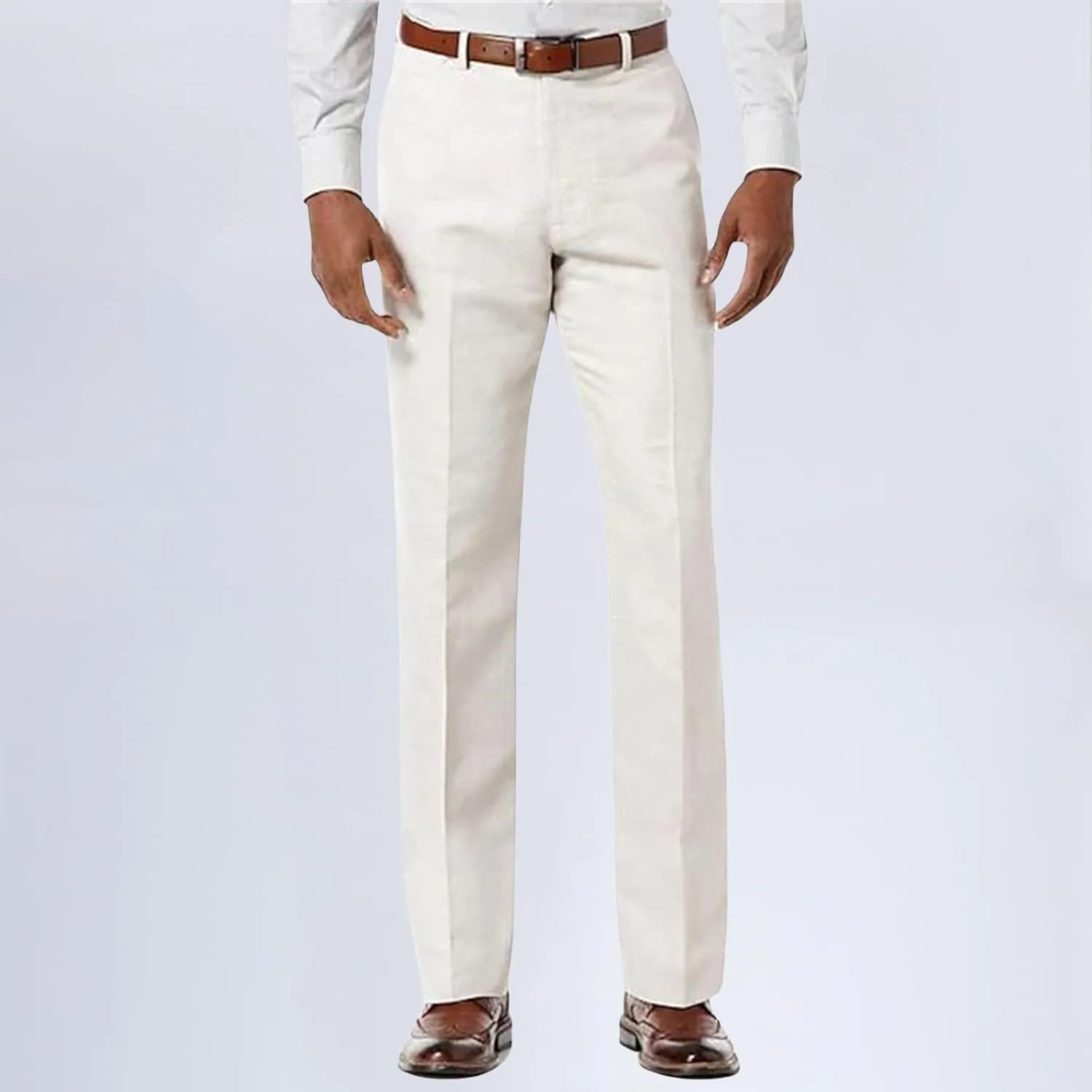 Mens Slim Fit Dress Pants Business Casual Golf Chino Pants Stretch Pleated Slacks Relaxed Work Suit Pants Trousers