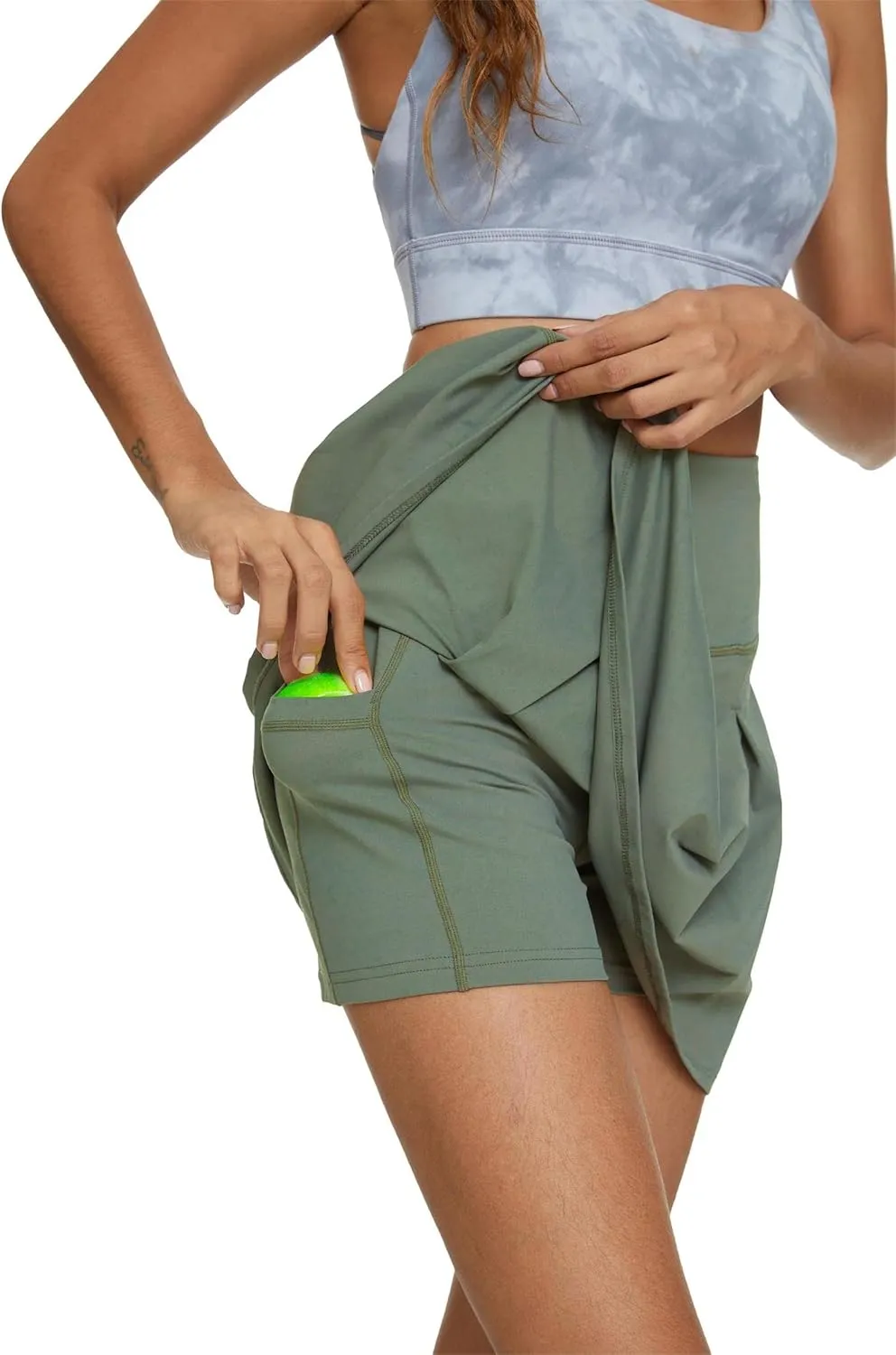 Munvot Tennis Skirts Athletic Golf Skorts Lightweight Activewear Skirt for Running Tennis Golf Workout Walking Casual