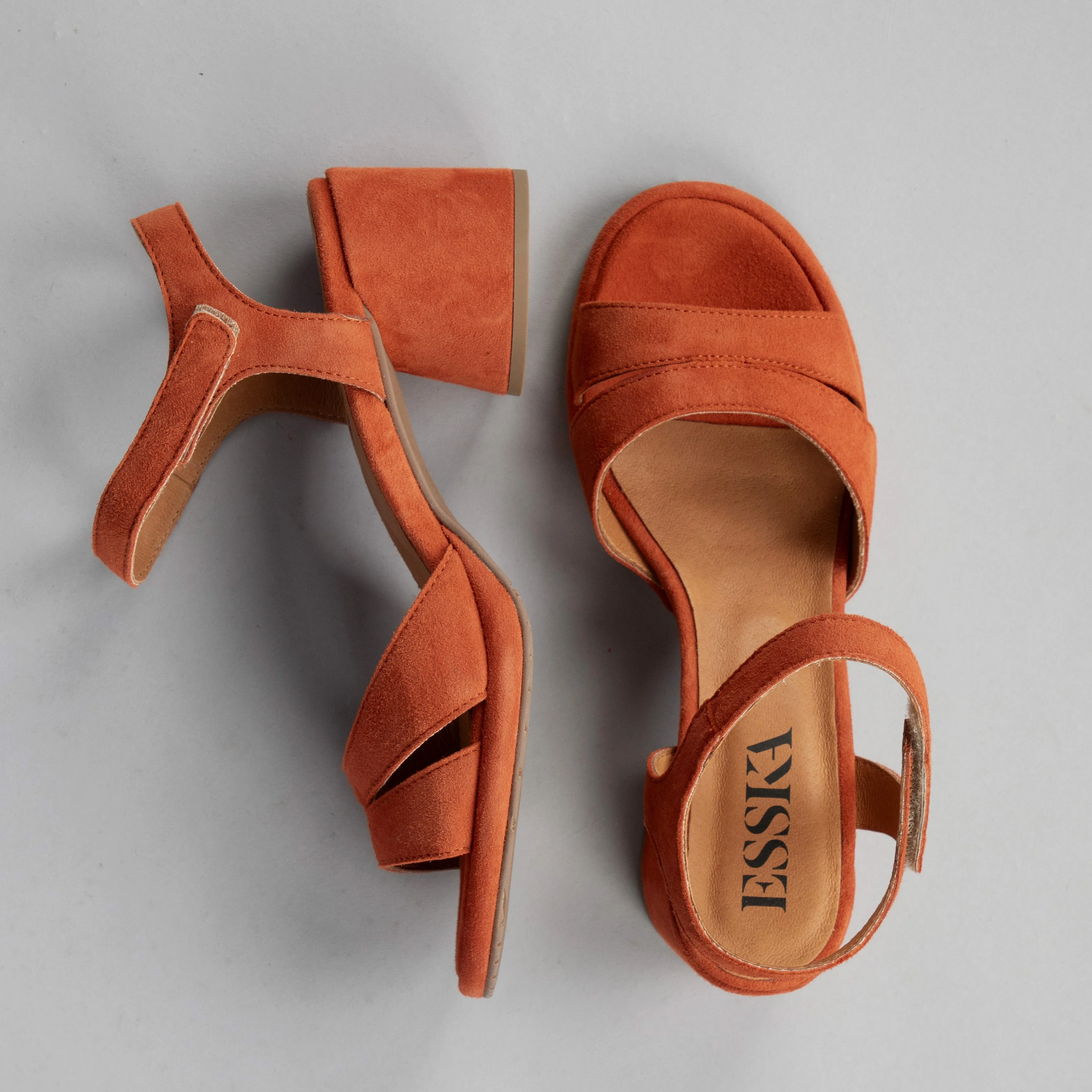 Olivia Rust Suede