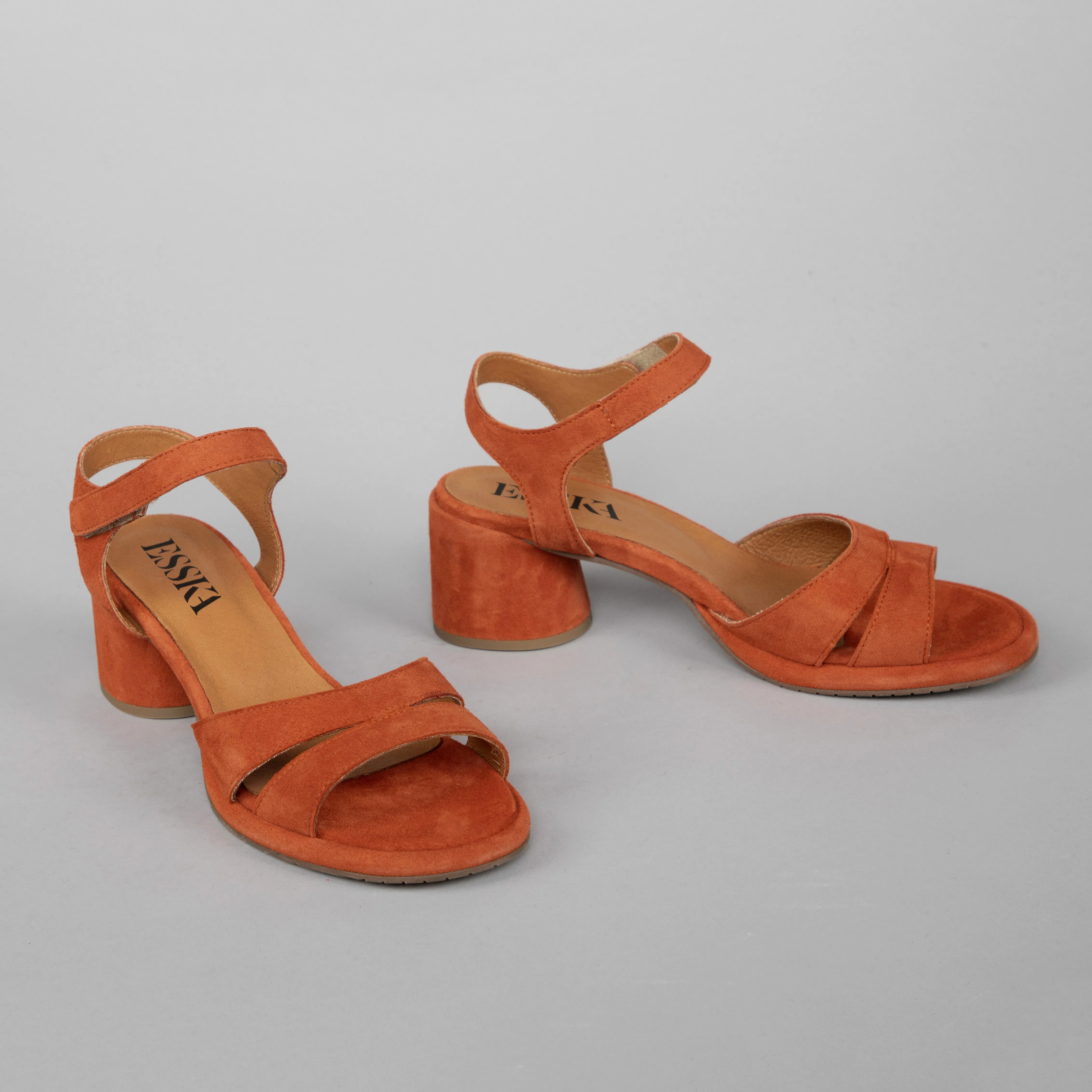 Olivia Rust Suede