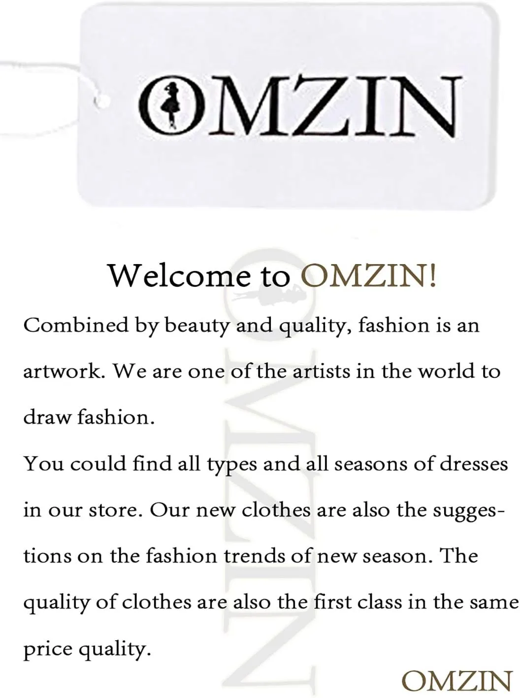 OMZIN Women's T Shirt Solid Color Dress Long Sleeve Crew Neck Dress Tunics Loose Dresses